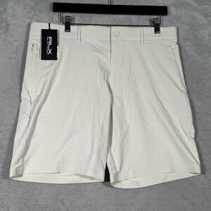RLX Ralph Lauren Shorts Mens 32 (Actual 34) White Golf Performance Stretch
